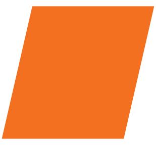 An orange tilted square.